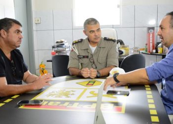 Dinho se reúne com comandante do BPTran e Superintendente da Semob para tratar da circulação de motocicletas elétricas