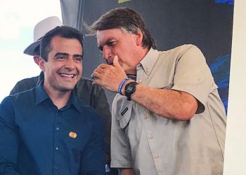 Bruno Roberto participa de inauguração de obras com Bolsonaro, na Paraíba