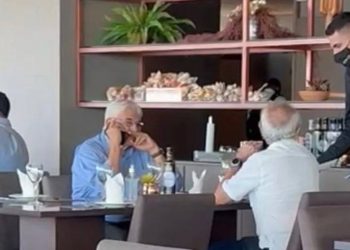 Efraim Morais e Cícero são flagrados juntos em restaurante na Capital