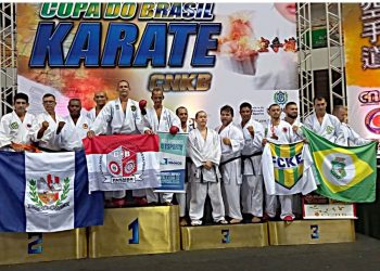 Policial militar do CPRM: Força Regional é bicampeão da Copa Brasil de Karatê