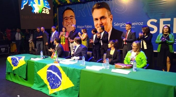 PRTB realiza convenção e homologa candidaturas de Major Fábio e Sérgio Queiroz; pastor nega convite de João Azevêdo