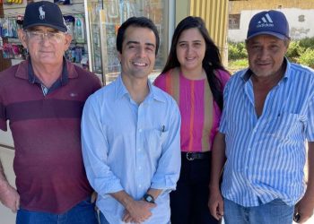 No Sertão, Bruno Roberto recebe o apoio do presidente da Câmara de Aparecida e mais dois vereadores