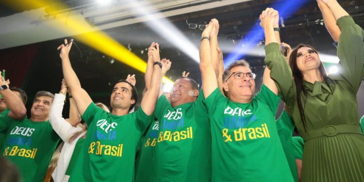 Durante convenção, PL oficializa Arthur Bolinha como vice de Nilvan