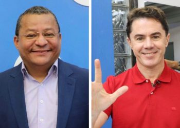 Veneziano questiona Nilvan sobre processo por suposta falsificação de roupas e clima esquenta entre candidatos; assista