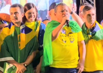 Diante de multidão, Bruno Roberto e Nilvan participam de ato a favor de Bolsonaro no Bicentenário da Independência