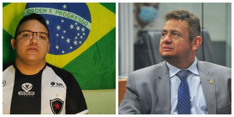 Walber Virgolino agride aliado de Cabo Gilberto durante ato pró-Bolsonaro