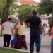 Em Santa Rita, secretário e funcionário da prefeitura trocam socos em praça pública