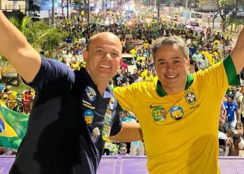 Efraim e Cabo Gilberto assumem protagonismo da campanha de Bolsonaro na Paraíba