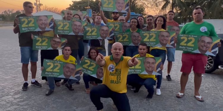 Cabo Gilberto inicia “Caravana B22” com objetivo de atingir um milhão de votos para Bolsonaro na Paraíba