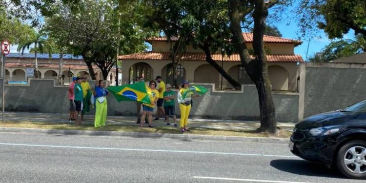 Bolsonaristas protestam contra vitória de Lula, em JP