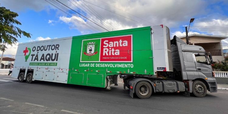 Prefeitura de Santa Rita entrega Carreta da Saúde e lança programa ‘O Doutor Tá Aqui’