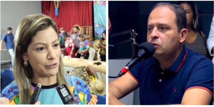 Danielle do Vale rebate Eduardo Brito e acusa ex-prefeito de utilizar dinheiro público para se formar em medicina