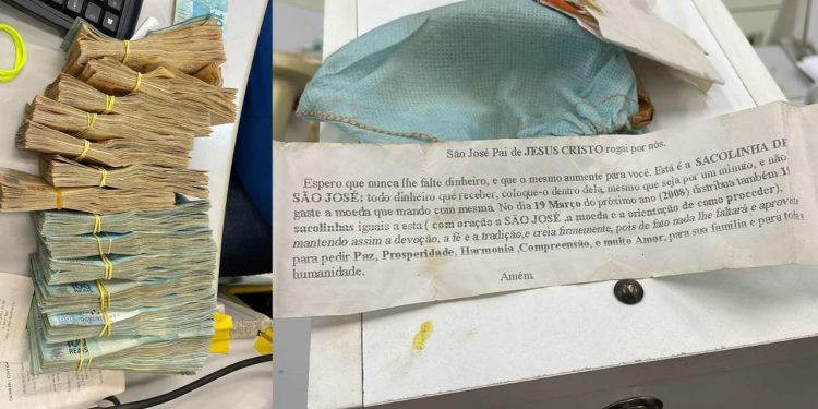 Operação Festa no Terreiro: PF encontra ‘oração da riqueza’ dentro de caixa com R$ 172 mil