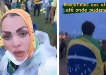 Pâmela pode estar incluída na lista dos novos réus do STF pelos atos do dia 8 de janeiro