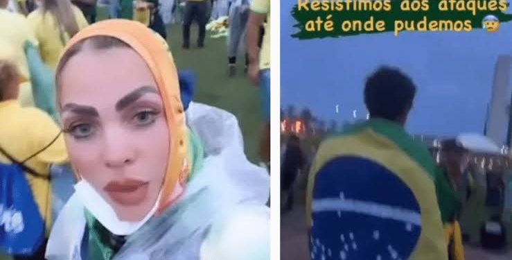 Pâmela pode estar incluída na lista dos novos réus do STF pelos atos do dia 8 de janeiro