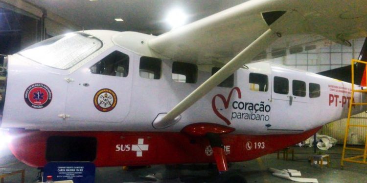 Governo da PB adquire mais uma aeronave para transporte de pacientes