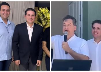 Júnior Araújo e ex-deputado Jullys Roberto antecipam apoio a Hugo Motta para o Senado