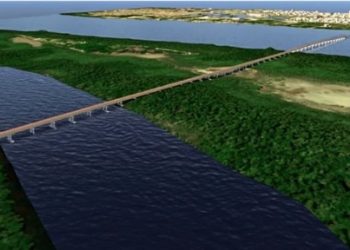 João Azevêdo apresenta projeto da ponte que interligará Cabedelo, Lucena e Santa Rita