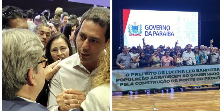 Léo Bandeira agradece João Azevêdo pela construção da Ponte do Futuro: “Estarei sempre aberto para recebê-lo”