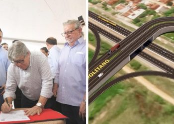 João assina ordem de serviço do Arco Metropolitano e prevê dois anos para conclusão da obra