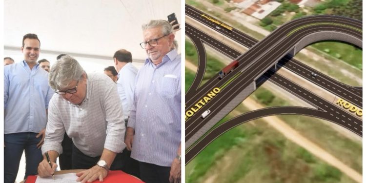 João assina ordem de serviço do Arco Metropolitano e prevê dois anos para conclusão da obra