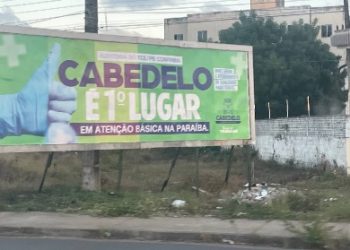 Vitor Hugo espalha outdoors com informação falsa sobre a saúde de Cabedelo