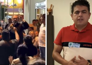 Em São Bento, pré-candidatos travam “disputa” em leilão e bolo é arrematado por R$ 100 mil