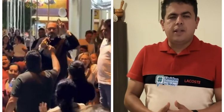 Em São Bento, pré-candidatos travam “disputa” em leilão e bolo é arrematado por R$ 100 mil