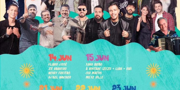 São João de Bananeiras 2024 terá shows de Nattan, Jorge e Mateus e Xand Avião; veja programação