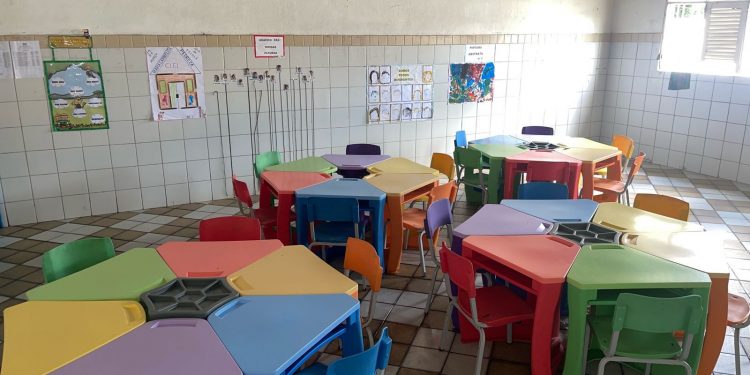 Creche municipal de Santa Rita passa por multirão de limpeza e fica pronta para retomar atividades