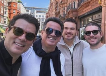 Hugo Motta, ministro do STF e parlamentares assistem final da Champions em camarote de empresário, na Inglaterra