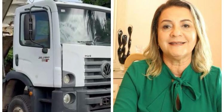 Em Rio Tinto, fornecedores retiram peças de caminhão após levarem calote da prefeitura