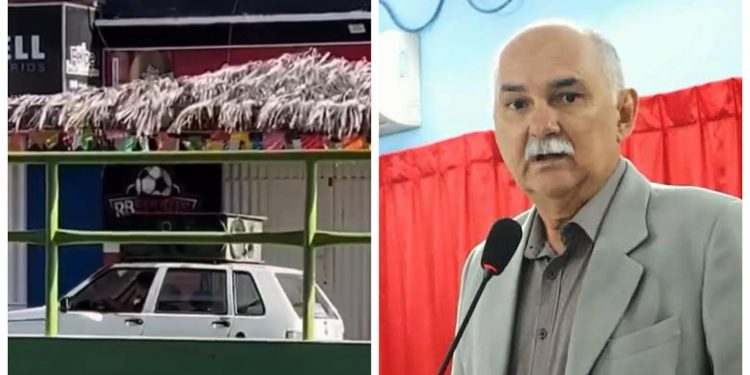 Professores contratam carro de som para cobrar prefeito de Santa Luzia após não pagamento de salários; assista