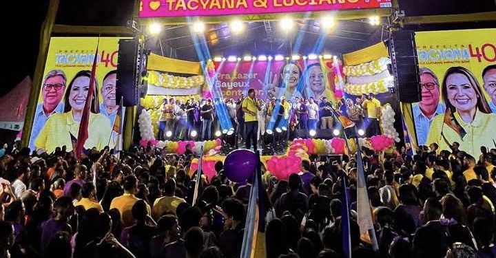 Convenção do PSB em Bayeux homologa candidaturas de Tacyana e Luciano Impacto Som