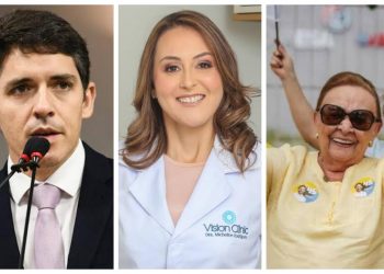 Bastidores: Tovar, Micheline Rodrigues e Dona Glória são cotados para vice de Bruno em CG