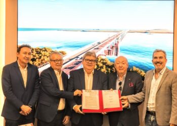 João Azevêdo assina contrato para construção da ponte que interligará Cabedelo, Santa Rita e Lucena