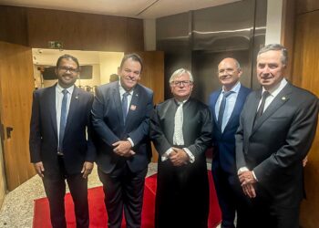 André Amaral e Erik Marinho prestigiam posse do paraibano Herman Benjamin na presidência do STJ