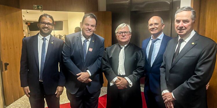 André Amaral e Erik Marinho prestigiam posse do paraibano Herman Benjamin na presidência do STJ