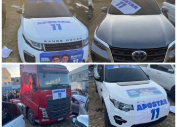 SW4, Evoque, Hilux, Rodotrem: oposição de São Bento coloca mais de 12 carros para apostar na vitória de Marcos Davi