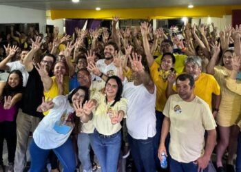 Valesca e Emerson do GS reúnem militância em apoio à candidatura de Bruno em CG