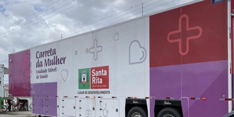 Carreta da Mulher reforça atendimento durante Outubro Rosa em Santa Rita