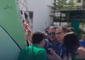 Tumulto entre apoiadores de Paulo Maia e Harrison marca início das eleições OAB-PB