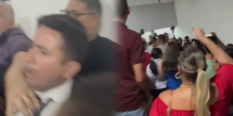 Em posse marcada por confusão, ex-deputado agride vereador e eleição da Mesa Diretora é adiada em Santa Rita