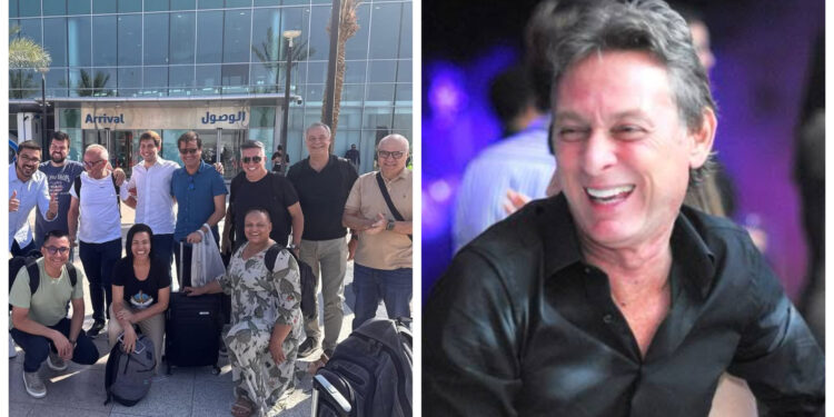 Comitiva de Cícero retorna ao Brasil em avião do dono do Shopping Manaíra