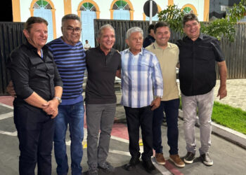 Márcio Roberto prestigia aniversário de Pombal ao lado de Verissinho e Galego da Gavel e reafirma compromisso com o município