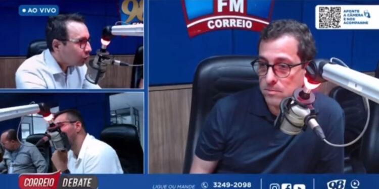 Gervásio acusa jornalista de ‘puxar para um lado’ e causa climão no Correio Debate