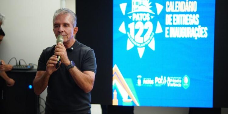 Prefeito anuncia calendário de inaugurações em alusão aos 122 anos de Patos