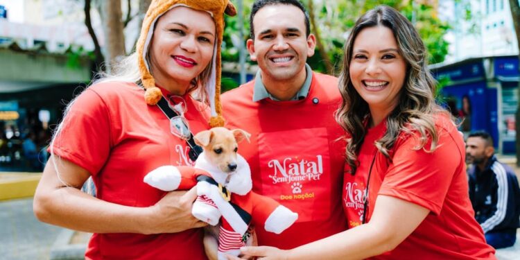 Doutor Jhony reforça compromisso com a causa animal no Dia D do ‘Natal Sem Fome Pet’ em Campina Grande