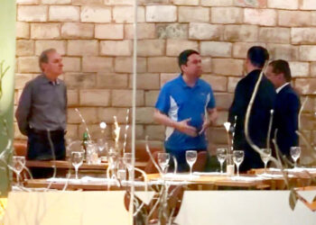 Felipe Leitão, Galdino e Hugo Motta se reúnem neste momento em hotel na Capital