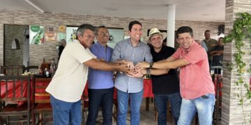 Zé Paulo, Epitácio Viturino e Zezuca anunciam apoio a Felipe Leitão em Santa Rita